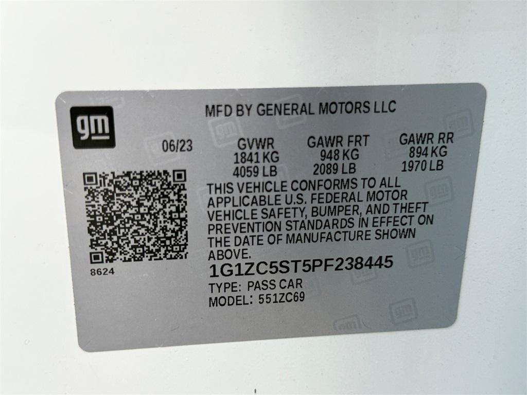 used 2023 Chevrolet Malibu car, priced at $17,500