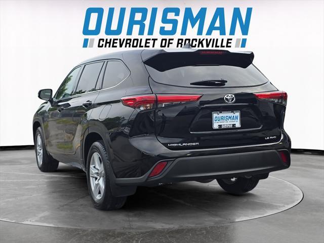 used 2021 Toyota Highlander car, priced at $27,000