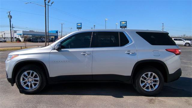 used 2021 Chevrolet Traverse car, priced at $24,906