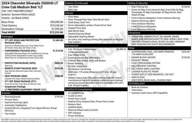 used 2024 Chevrolet Silverado 2500 car, priced at $49,906