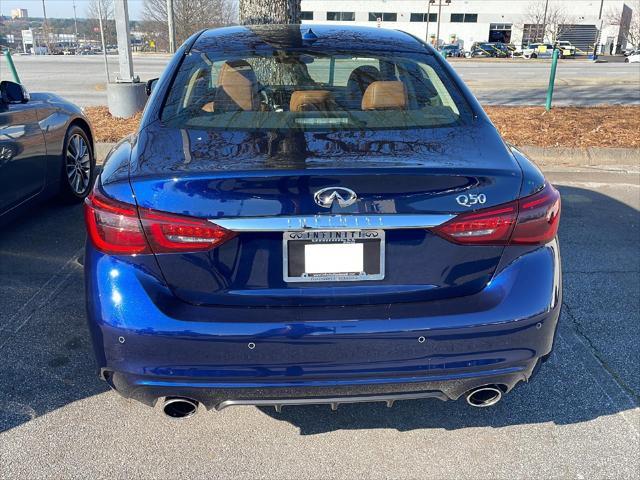 used 2024 INFINITI Q50 car, priced at $35,988