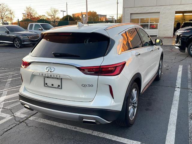 used 2021 INFINITI QX50 car, priced at $30,988