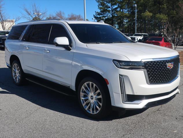 used 2021 Cadillac Escalade ESV car, priced at $55,750