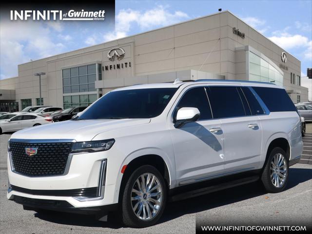 used 2021 Cadillac Escalade ESV car, priced at $55,750