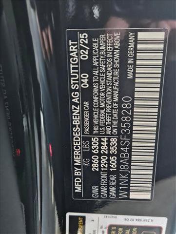 new 2025 Mercedes-Benz AMG GLC 63 car, priced at $94,750