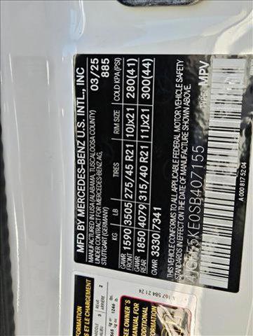 new 2025 Mercedes-Benz GLS 450 car, priced at $101,695