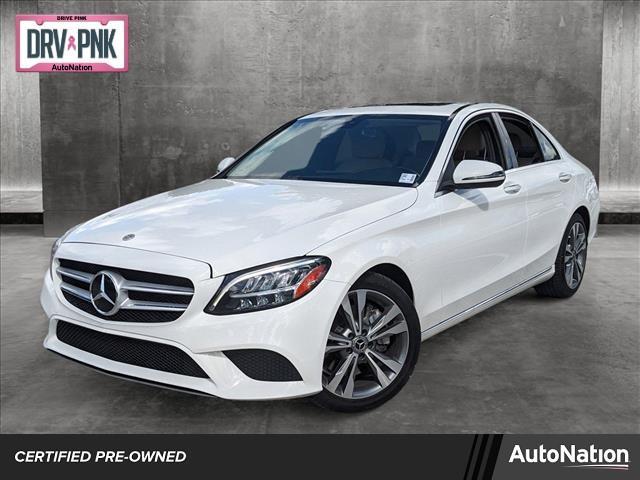 used 2021 Mercedes-Benz C-Class car, priced at $21,489