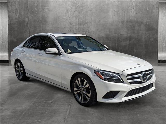 used 2021 Mercedes-Benz C-Class car, priced at $21,989