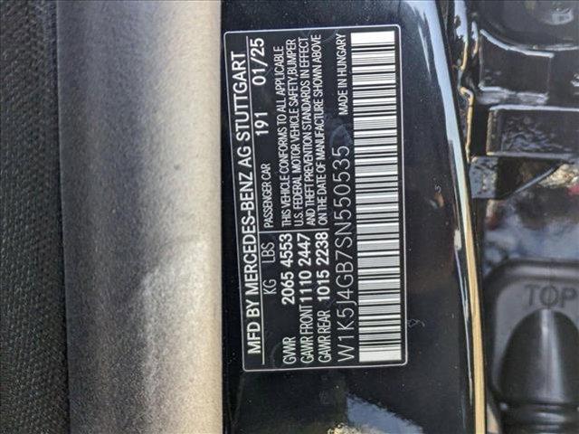 new 2025 Mercedes-Benz CLA 250 car, priced at $53,005