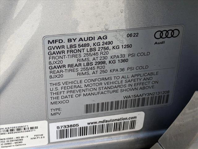 used 2022 Audi Q5 car, priced at $34,998