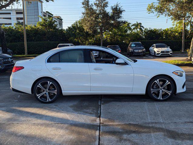 new 2025 Mercedes-Benz C-Class car, priced at $51,685