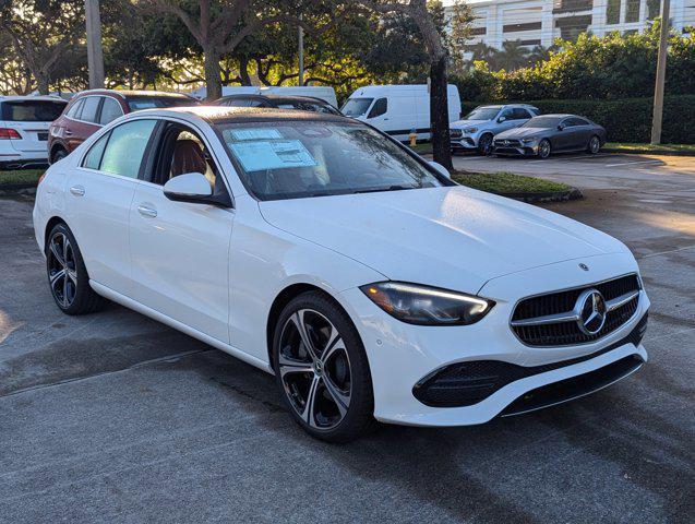 new 2025 Mercedes-Benz C-Class car, priced at $51,685