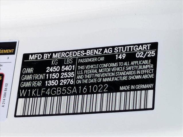 new 2025 Mercedes-Benz E-Class car, priced at $65,165