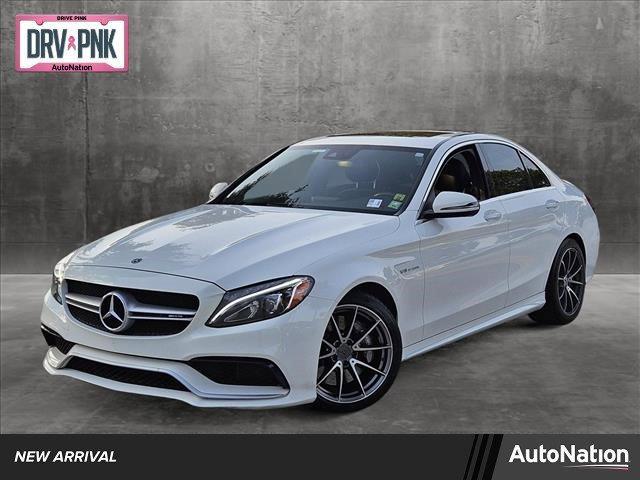used 2018 Mercedes-Benz AMG C 63 car, priced at $39,995