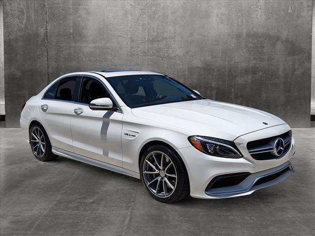 used 2018 Mercedes-Benz AMG C 63 car, priced at $38,795
