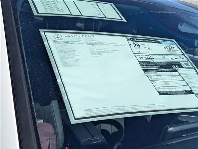 used 2025 Mercedes-Benz GLA 250 car, priced at $43,977