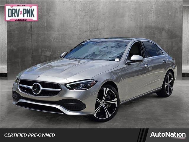used 2023 Mercedes-Benz C-Class car, priced at $44,998