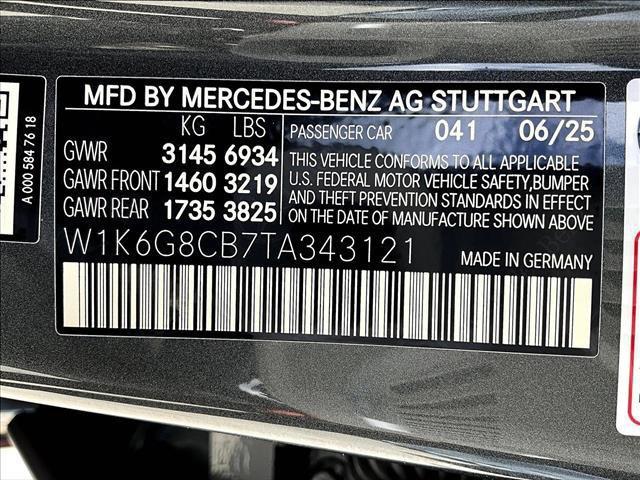 new 2026 Mercedes-Benz AMG S 63 E car, priced at $205,120