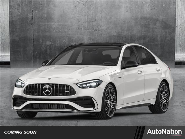 new 2025 Mercedes-Benz AMG C 43 car, priced at $71,815