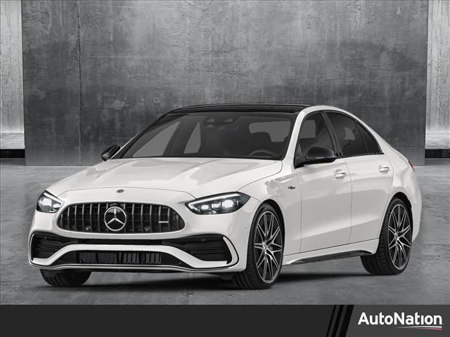 new 2025 Mercedes-Benz AMG C 43 car, priced at $71,815