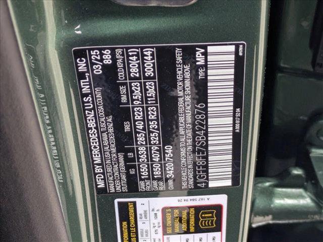 new 2025 Mercedes-Benz GLS 580 car, priced at $143,900