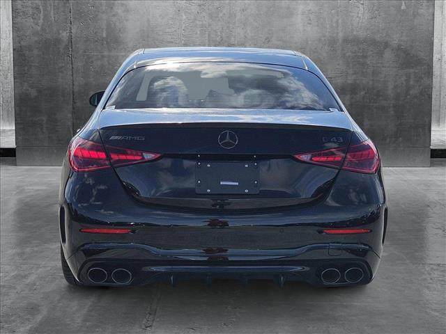 new 2025 Mercedes-Benz AMG C 43 car, priced at $75,940