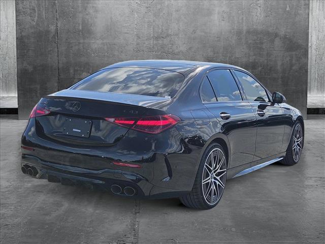 new 2025 Mercedes-Benz AMG C 43 car, priced at $75,940