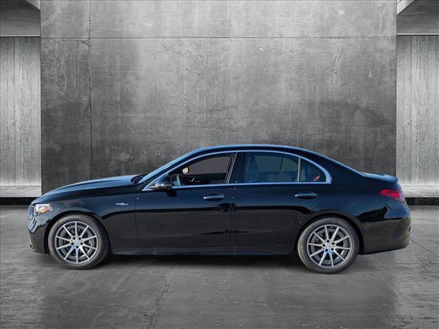 new 2025 Mercedes-Benz AMG C 43 car, priced at $64,685