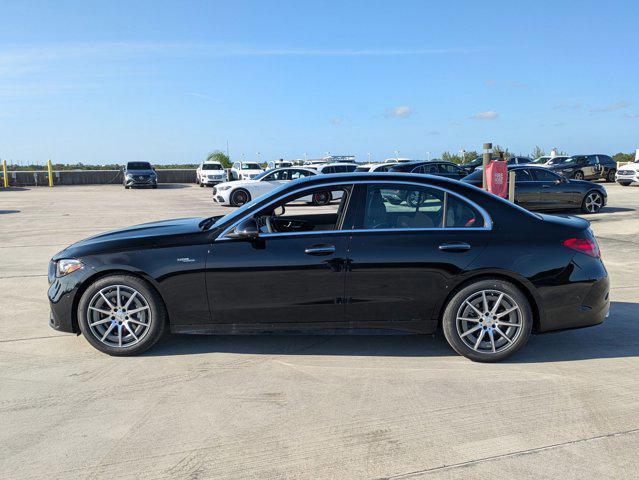 new 2025 Mercedes-Benz AMG C 43 car, priced at $64,685