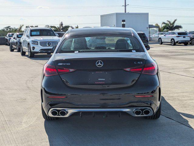 new 2025 Mercedes-Benz AMG C 43 car, priced at $64,685