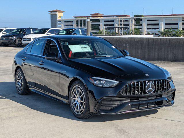 new 2025 Mercedes-Benz AMG C 43 car, priced at $64,685