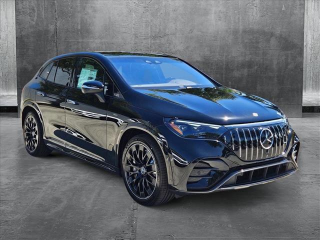 new 2025 Mercedes-Benz AMG EQE car, priced at $120,195