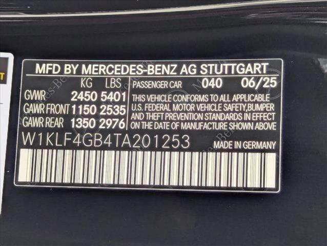 new 2026 Mercedes-Benz E-Class car, priced at $72,045