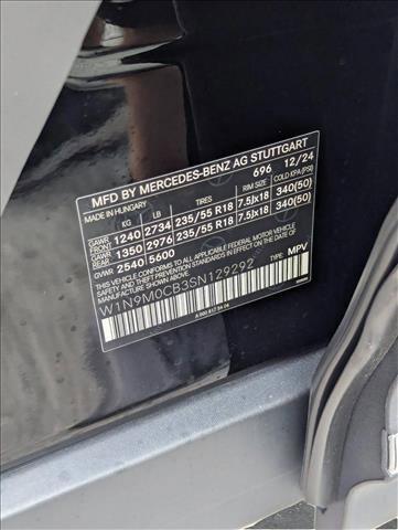 new 2025 Mercedes-Benz EQB 250 car, priced at $58,100