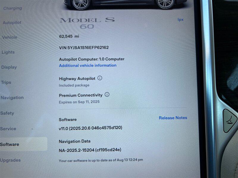 used 2014 Tesla Model S car, priced at $16,400