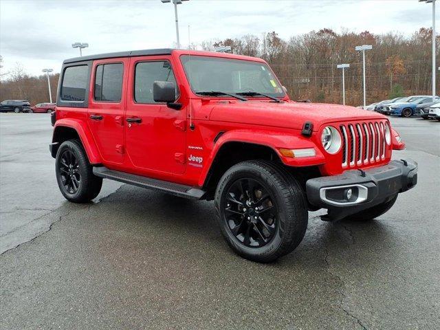 used 2021 Jeep Wrangler Unlimited 4xe car, priced at $28,173