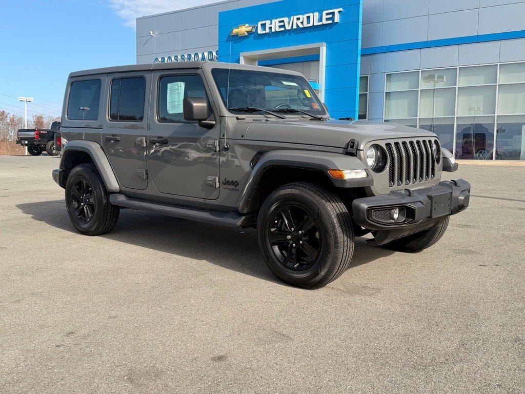 used 2021 Jeep Wrangler Unlimited car, priced at $32,587