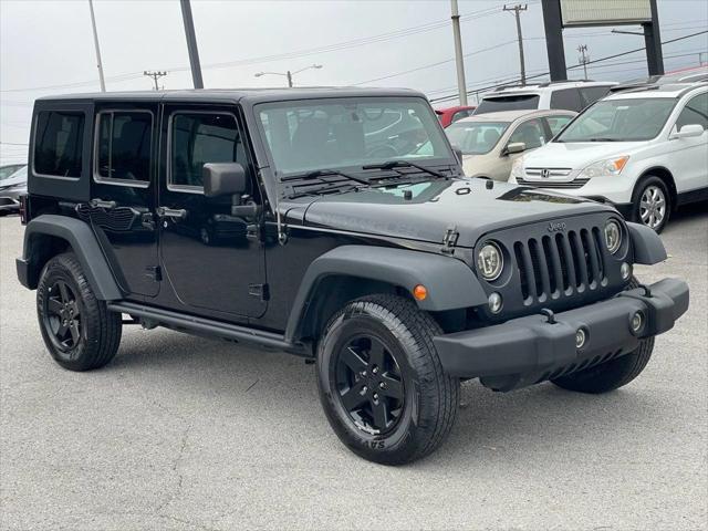 used 2016 Jeep Wrangler Unlimited car, priced at $18,795