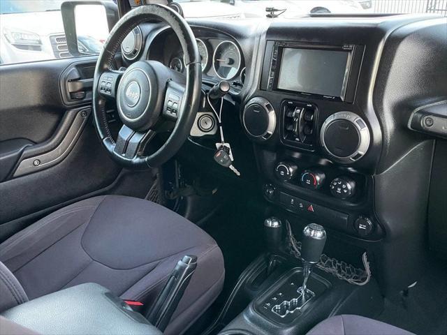 used 2013 Jeep Wrangler Unlimited car, priced at $13,495