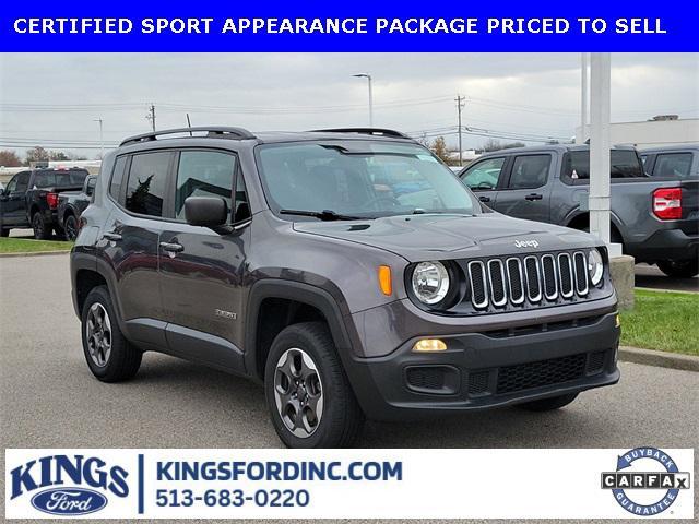 used 2017 Jeep Renegade car, priced at $12,564