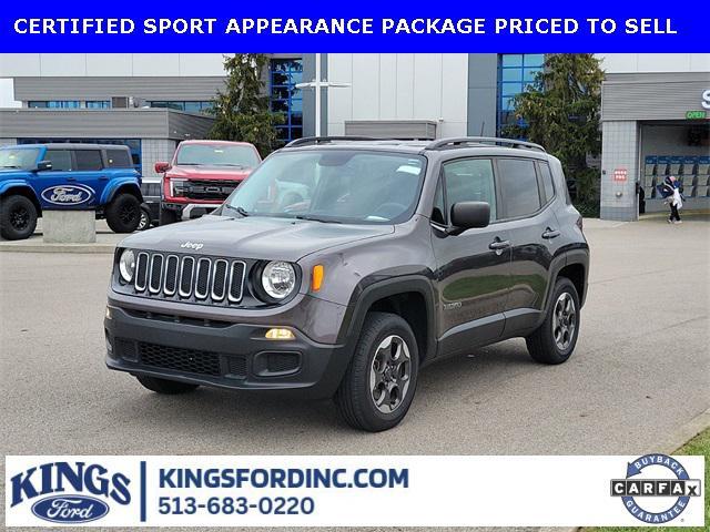 used 2017 Jeep Renegade car, priced at $12,564