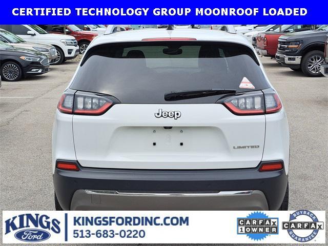 used 2019 Jeep Cherokee car, priced at $18,495