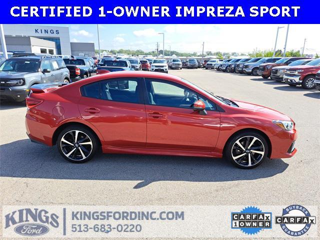 used 2022 Subaru Impreza car, priced at $17,405