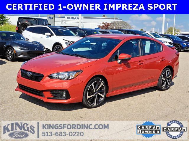 used 2022 Subaru Impreza car, priced at $17,405