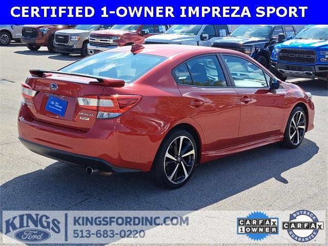 used 2022 Subaru Impreza car, priced at $17,405