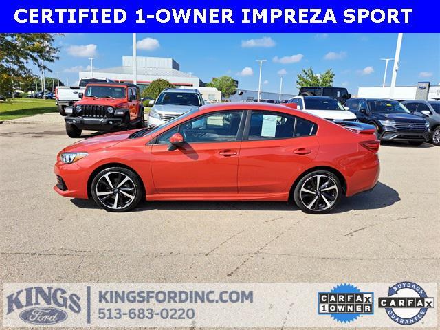 used 2022 Subaru Impreza car, priced at $17,405