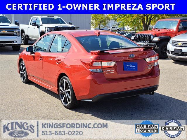 used 2022 Subaru Impreza car, priced at $17,405