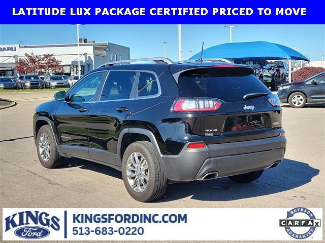 used 2021 Jeep Cherokee car, priced at $20,495