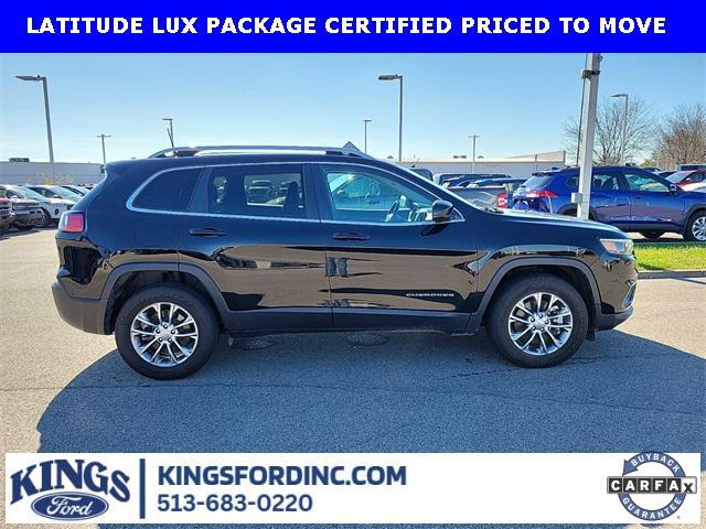 used 2021 Jeep Cherokee car, priced at $20,495