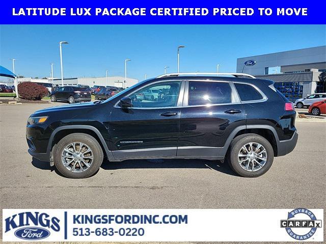 used 2021 Jeep Cherokee car, priced at $20,495